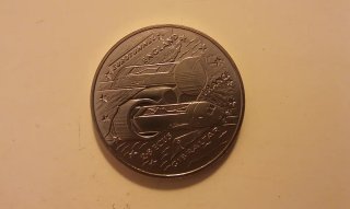 Moneda Gibraltar 1993 ECU Eurotunnel