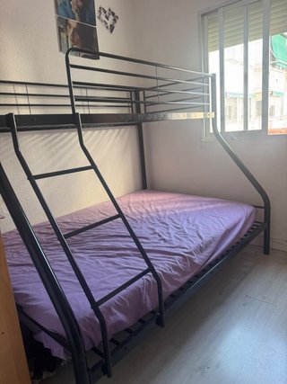 Cama litera de hierro