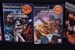 Pack 5 Juegos Star Wars PS2