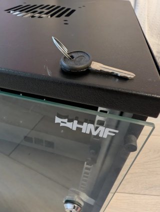Armario Rack HMF Pared con soporte para Raspberry