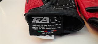 Guantes de moto Tia rojos
