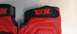 Guantes de moto Tia rojos