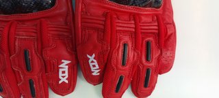 Guantes de moto Tia rojos