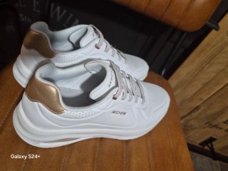 Scarpe Skechers Donna Bianco Oro