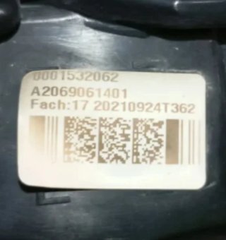 Piloto trasero Mercedes W206