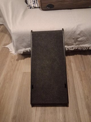 Rampa para perros y escalones