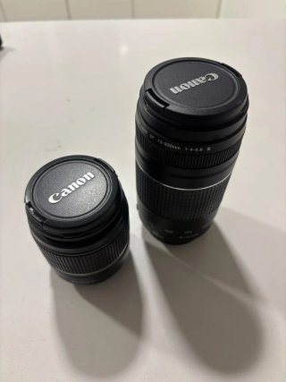 Canon EOS 450D + 3 objetivos + grip