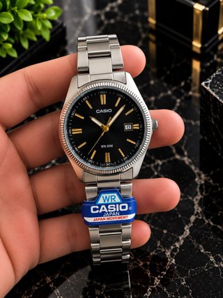 Reloj Casio Acero Inoxidable Negro