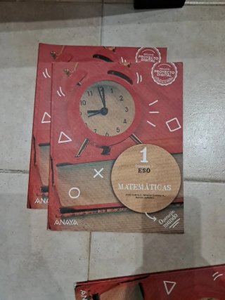 Matemáticas 1 ESO editorial Anaya