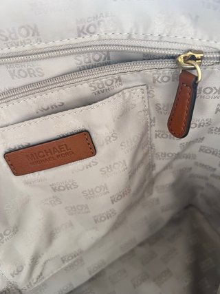 Bolso Michael Kors Rayas Azul y Blanco