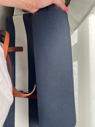 Bolso Michael Kors Rayas Azul y Blanco