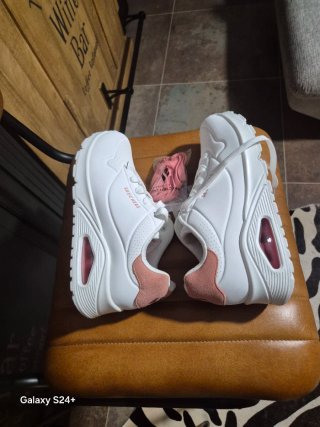 Scarpe Skechers Donna Bianco Rosa