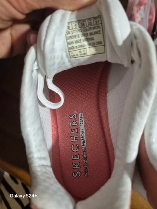 Scarpe Skechers Donna Bianco Rosa