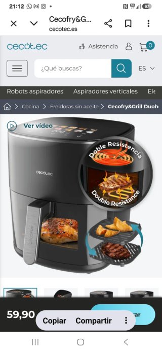 Cecofry Cecotec Air Fryer