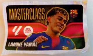 Cromo Lamine Yamal chicle liga Masterclass 26-27