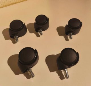 Repuestos Ruedas Silla Oficina (5 uds)
