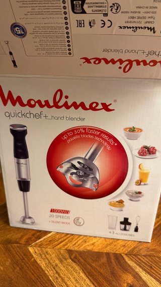Batidora de mano Moulinex 1000W