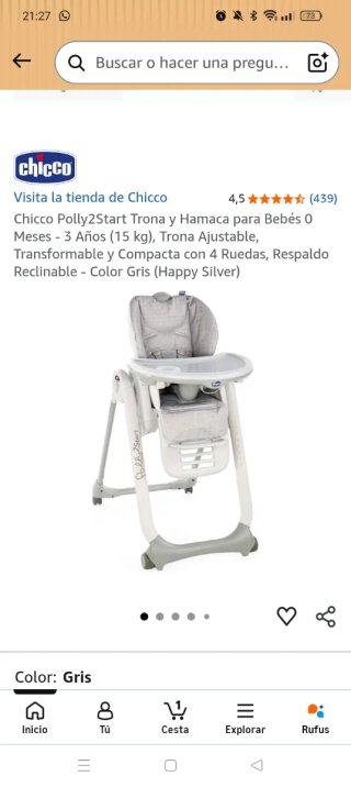 Trona Chicco Polly 2Start