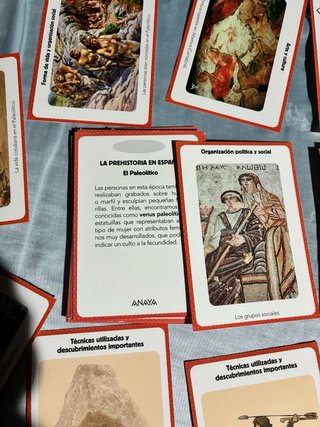 Tarjetas Historia España Anaya