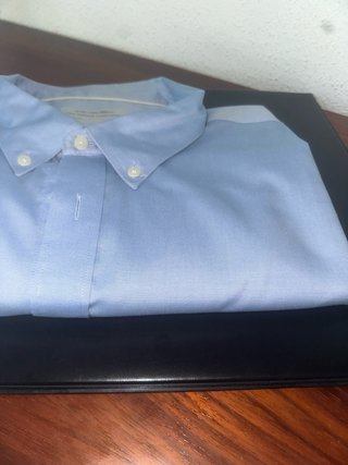 Camisa Emidio Tucci Oxford Clásica Azul