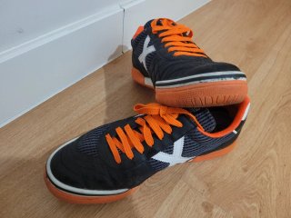 Zapatillas Munich G3 Negras Naranja