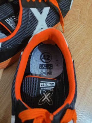 Zapatillas Munich G3 Negras Naranja