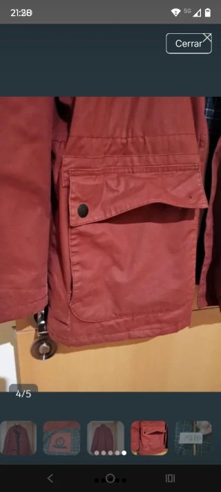 Chaquetón rojo