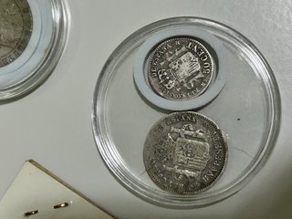 Lote monedas plata 900