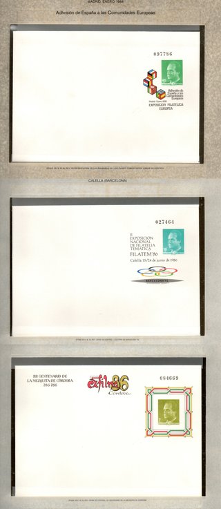 Colección Sellos España 1986