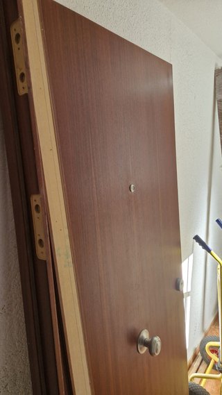 Puerta blindada maciza seguridad 3 cierres