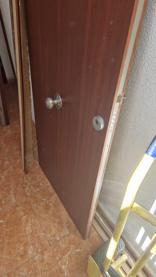 Puerta blindada maciza seguridad 3 cierres