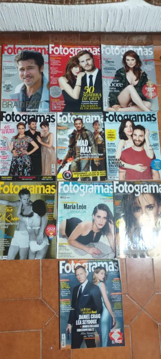 Lote revistas fotogramas año 2015 (10 numeros)