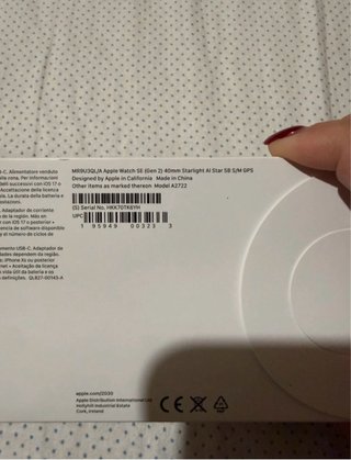 Apple Watch SE 40mm Beige/Argento