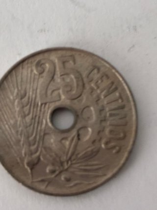 Lote 12 monedas 25 céntimos España 1927 y 1934 – A