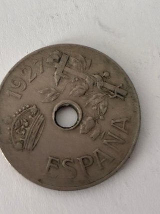 Lote 12 monedas 25 céntimos España 1927 y 1934 – A