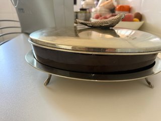 Fuente de cocina Alpaca y Cerámica