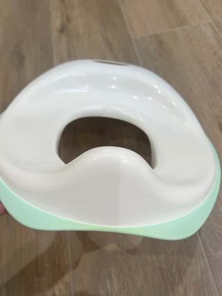 Reductor WC Bebé Blanco y Verde