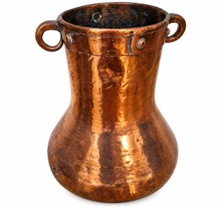 Antigua Herrada de Cobre Siglo XIX / Tinaja