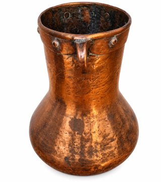 Antigua Herrada de Cobre Siglo XIX / Tinaja