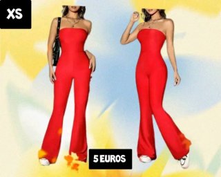 Mono rojo XS