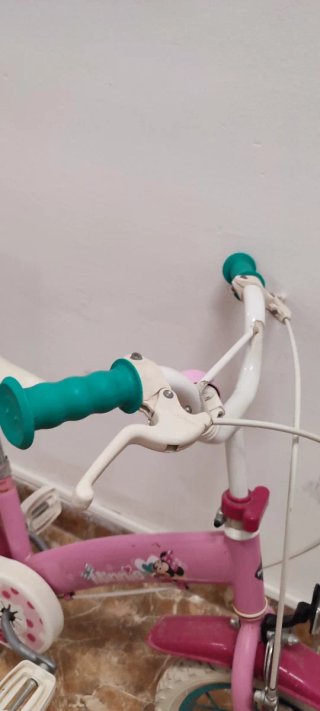 Bicicleta infantil Minnie Mouse rosa