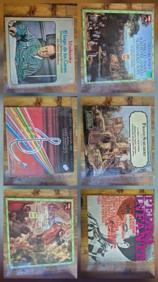 Discos de vinilo variados