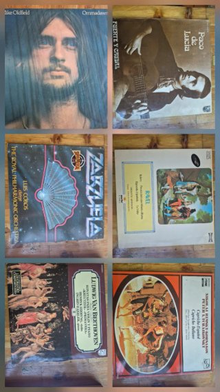 Discos de vinilo variados