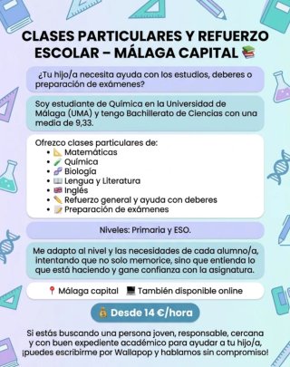 Clases particulares.