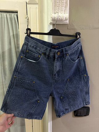 Shorts LV estampados azules