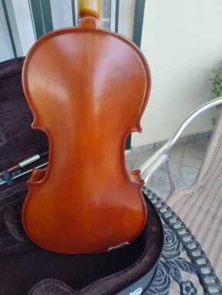 Violín con funda y arco