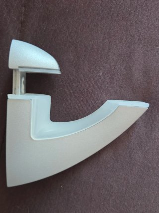 Estante de pared color wengue 2m (Con soportes)