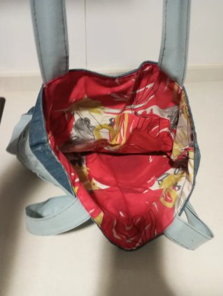 Bolso vaquero patchwork
