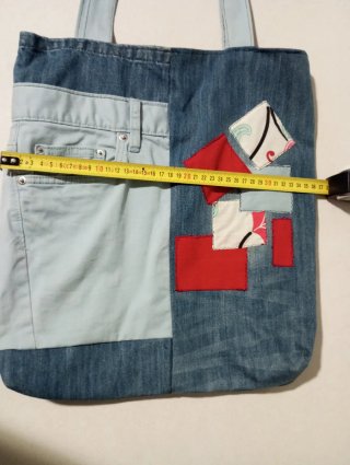 Bolso vaquero patchwork