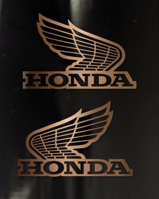 2 pegatinas adhesivo para moto Honda